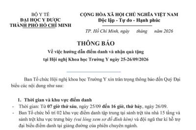 Thông báo điểm danh